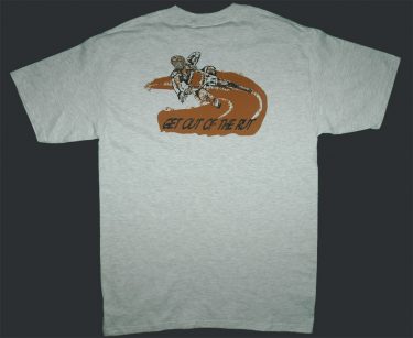 Get Out of the Rut Gray Tee