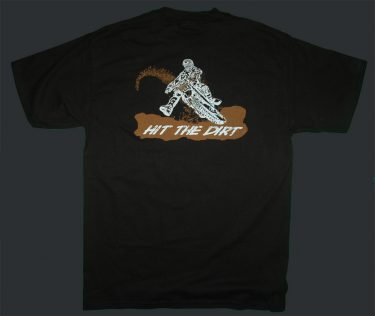 Hit the Dirt Black Tee