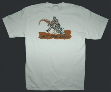 Hit the Dirt White Tee