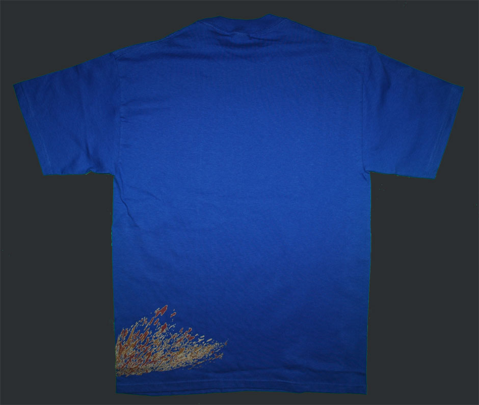 Splat Team Colors Blue Tee Back