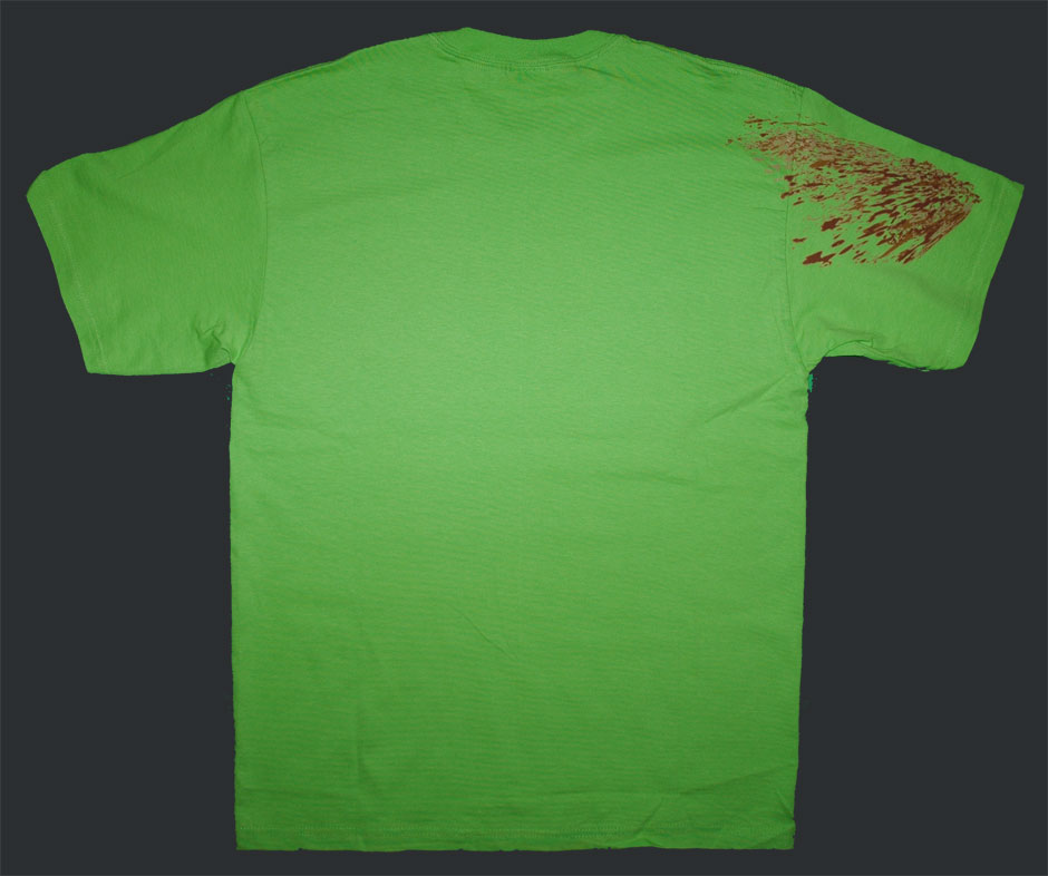 Splat Team Colors Green Tee Back