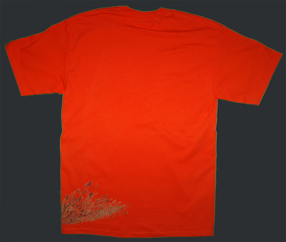 Splat Team Colors Orange Tee Back