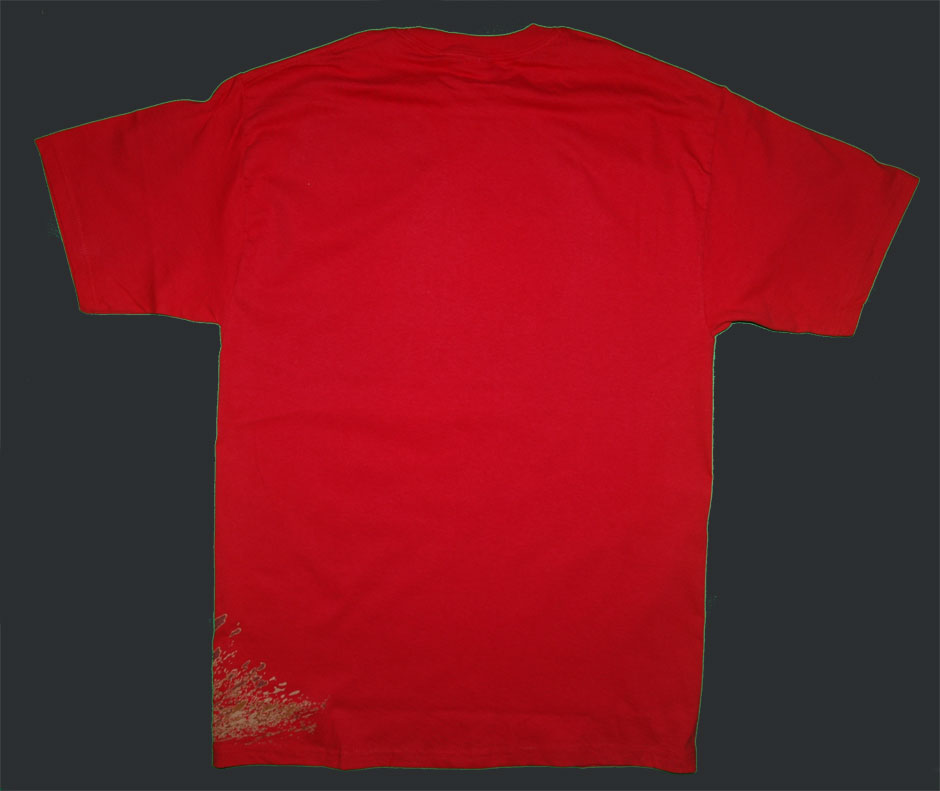 Splat Team Colors Red Tee Back