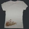 Womens Back Splatter Soft Pink Tee Back