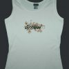 Womens DirtHead Fitted White Tank
