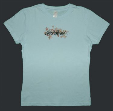 Womens DirtHead Puffy Soft Blue Tee